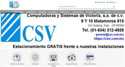 Desktop Screenshot of csv.com.mx